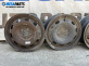 Стоманени джанти за Smart Forfour Hatchback 454 (01.2004 - 06.2006) 15 цола, ширина 6 (Цената е за комплекта)
