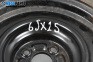 Резервна гума за Toyota Corolla E12 Sedan (03.2001 - 03.2008) 15 цола, ширина 6 (Цената е за 1 бр.)