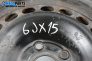 Резервна гума за Volkswagen Passat III Variant B5 (05.1997 - 12.2001) 15 цола, ширина 6 (Цената е за 1 бр.)