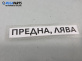 Панта преден капак за Renault Megane I Grandtour (03.1999 - 08.2003), 4+1 вр., позиция: лява